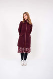 Danefae Marianne softshell dark bordeaux 11574-2830: jas met waterkolom van 3.000 mm