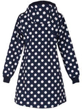 Danefae Jane Softshell Navy Offwhite Dots 10360-2464