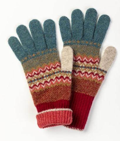 Eribe alba glove lugano G4060: warme handschoenen van merino wol