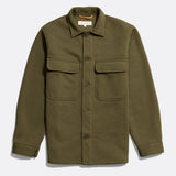 Far Afield Normsk jacket dark olive AFJK127: groen jasje met knoopsluiting en borstzakjes