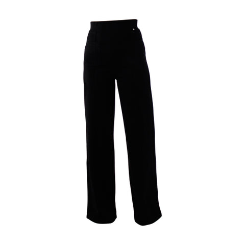 Froy & Dind pants Fenna jacquard black FAW22WP012J01