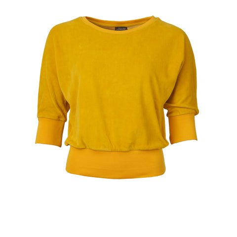 Froy & Dind Sweater Sybille Ceylon Yellow Velours FSS20WT041V