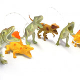 House of Disaster string lights with natural dinoasaurs: lichtslinger met 8 dino's