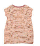 Kik Kid Dress Dot Print Jersey Coral Pink Orange S18 BDR 76 210