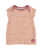 Kik Kid Dress Dot Print Jersey Coral Pink Orange S18 BDR 76 210