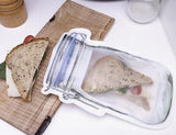 Kikkerland Zipper Mason Jar Bag Large CU145-L