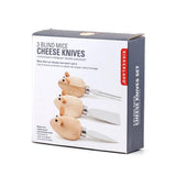 Kikkerland cheese knives mice set of 3 CHS08