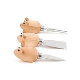 Kikkerland cheese knives mice set of 3 CHS08