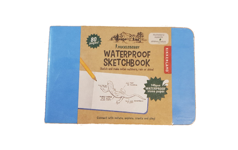 Kikkerland huckleberry waterproof sketchbook