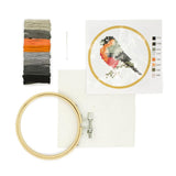 Kikkerland mini cross stitch embroidery kit bird GG180