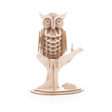 Kikkerland owl 3D wooden puzzle GG107