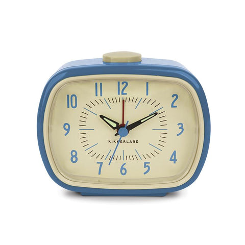 Kikkerland retro alarm clock blue AC08-BL-EU