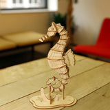 Kikkerland seahorse 3D wooden puzzle GG110.