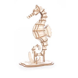 Kikkerland seahorse 3D wooden puzzle GG110