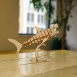Kikkerland shark 3D wooden puzzle GG111