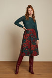 King Louie Agnes ajour top cottonclub pine green 07354-200