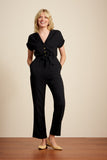 King Louie Daisy jumpsuit hooper black 07004-001