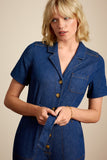 King Louie Gracie jumpsuit chambray denim blue 06990-458