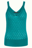 King Louie Isa camisole sunset ajour deep opal 07090-390