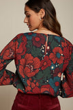 King Louie Laura top gossip brique red 07395-613