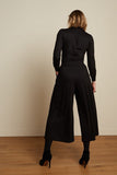 King Louie Lola palazzo jumpsuit ecovero classic black 07616-001