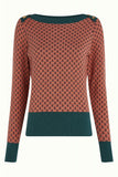 King Louie Marie top backstage pine green 07694-200