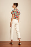 King Louie Stella blouse coconut umbre