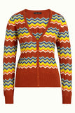 King-Louie-cardi-V-toluca-umbre-06045-549: gebreid vest van biologisch katoen