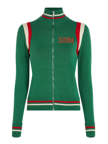 King Louie cyclo cardi chesini mid green 07845-237