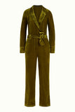 King Louie Doris jumpsuit rockstar posey green 07383-253