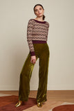 King Louie ethel pants rockstar posey green 07381-253