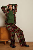King Louie fintan pants st pepper plum red 07644-602