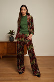 King Louie fintan pants st pepper plum red 07644-602
