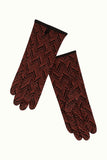 King Louie glove facet henna red 07503-658