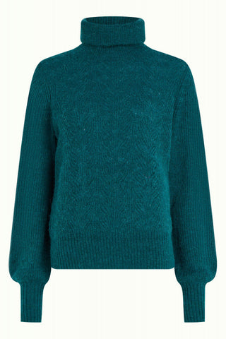 King Louie rollneck loose top pallazzone ponderosa green 07704-205\