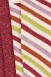 King Louie socks 2-pack cassava stripe cherise red 08006-603