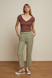 King louie double v top brunelli stripe rio red 07948-611