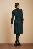 King Louie Emma dress pablo pine green 06520