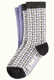 King Louie Socks 2-pack yucca black 06099: 2 paar sokken  