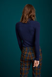 King Louie blouse tweedy stripe dazzling blue 06471436