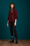 King Louie cardi V farfalle windsor red