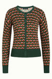 King Louie cardi roundneck muffin sycamore green 06383-201