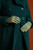 King Louie glove deuce pine green 05414200: warme handschoenen van acryl