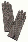 King Louie glove gluhwein pine green 05415200: warme handschoen van acryl
