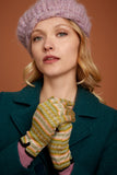 Warme handschoen met grafische print | King Louie glove gondola olive green
