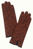 King Louie gloves africa henna red 00293658: comfortabele handschoenen met knoopdetail