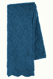 King Louie scarf nola pond blue 05833461: sjaal met ajour knit