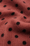 King Louie scarf pablo henna red 05418658: rode sjaal met stippen print