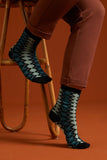 King Louie socks 2-pack aberdeen dragonfly green  05595300: sokken met ruitpatroon