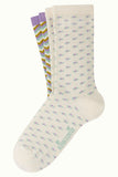 King Louie socks 2-pack castillo sheer lilac 07041-514